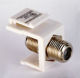 2804724 DATACOMM ELECTRONICS 20-3102-WH Rf Coax Adapter, Keystone, F Jack-F Jack için ayrıntıları göster Alt_2804724